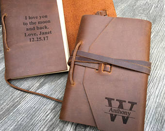 340x270 Leather Sketchbook Etsy - Leather Sketch Journal