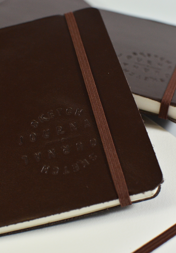 363x520 Sketch Journal - Leather Sketch Journal