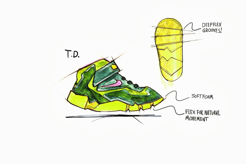 800x534 Rare Look - Lebron 11 Sketch