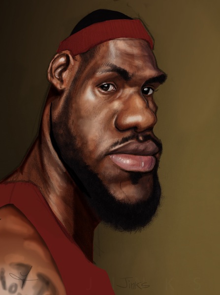 Lebron James Sketch