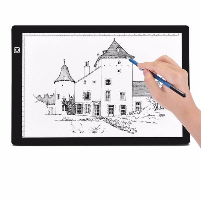 640x640 Led Light Drawing Board A4 Light Box Graphic Tablet For Drawing - Led Light Sketch