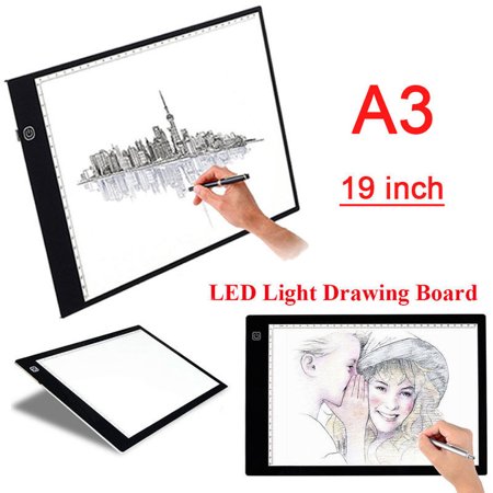450x450 Portable A3 Led Tracing Light Box Drawing Tattoo Board Pad Table - Led Light Sketch