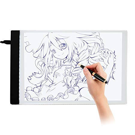 450x450 Ultra Thin Led A4 Light Box Display Pad Drawing Board Stencil - Led Light Sketch