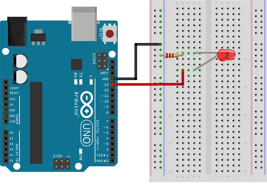 900x620 Simple Arduino Uno Projects For Beginners - Led Sketch