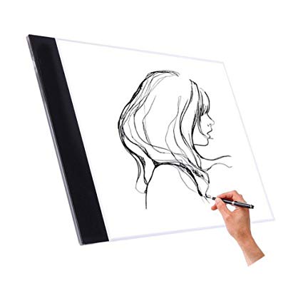 425x425 Nopteg Tracing Light Box, A4 Led Drawing Light Pad 5mm - Led Sketch