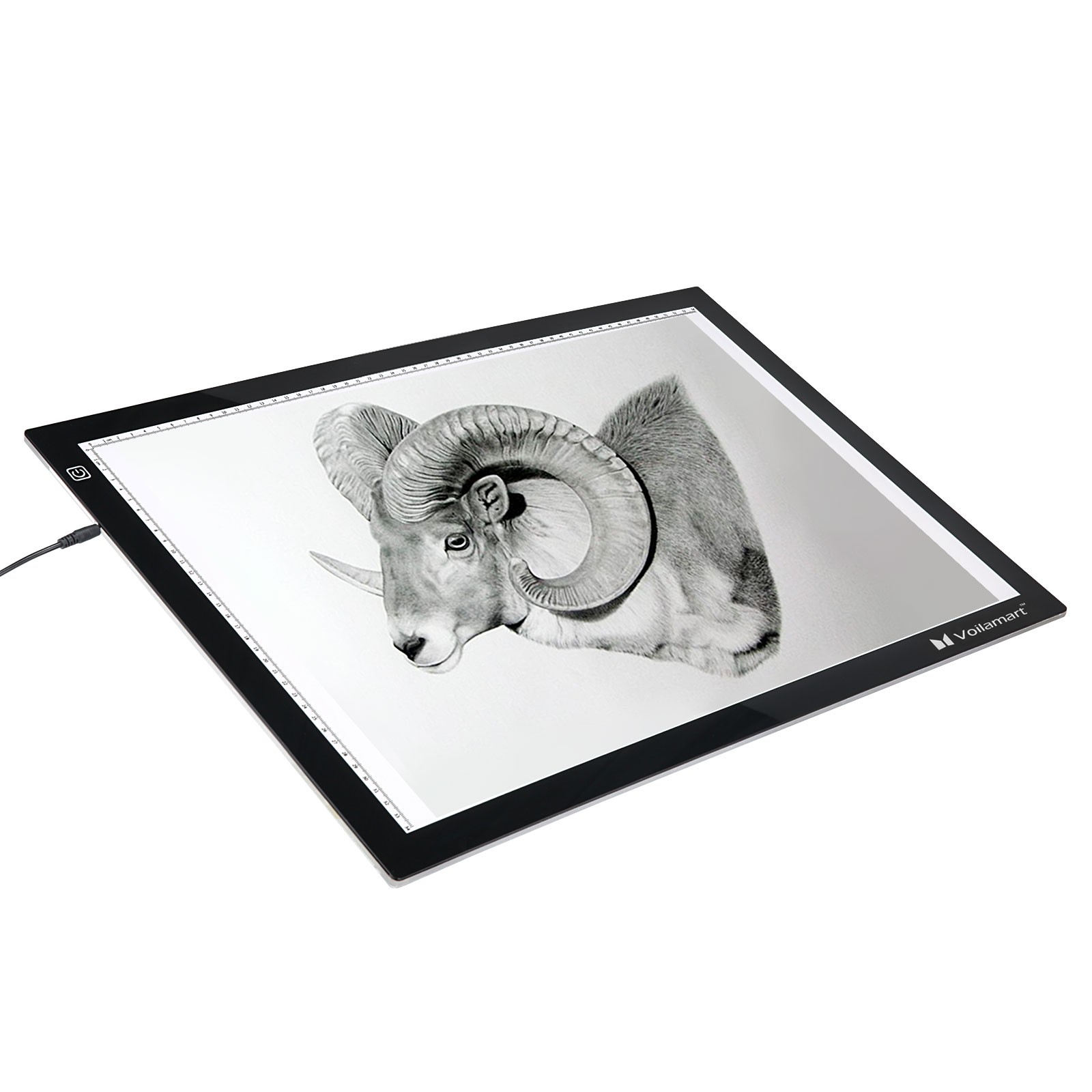 1600x1600 Voilamart A2 Led Tracing Light Box Stencil Drawing Board Pattern - Led Sketch Pad