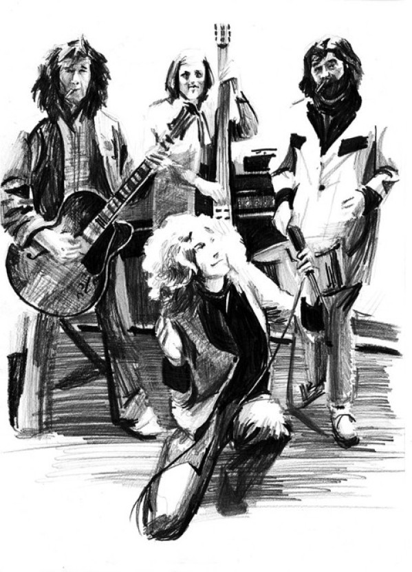 Led Zeppelin Sketch at PaintingValley.com | Explore collection of Led ...