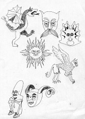 172x240 Will Broome - Led Zeppelin Sketch