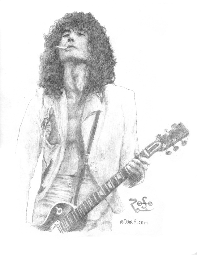 637x825 Jimmy Page - Led Zeppelin Sketch