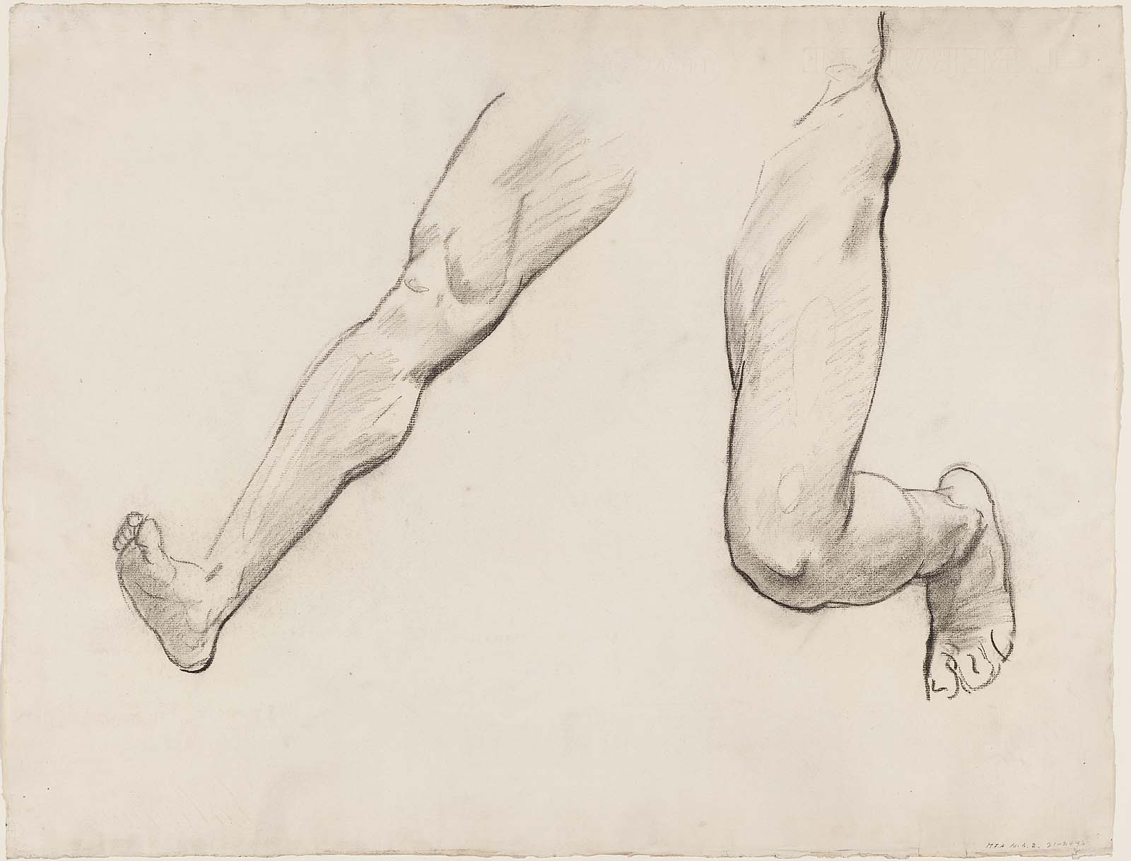 1600x1218 Drawings By Sargent Museum Of Fine Arts, Boston - Leg Sketch
