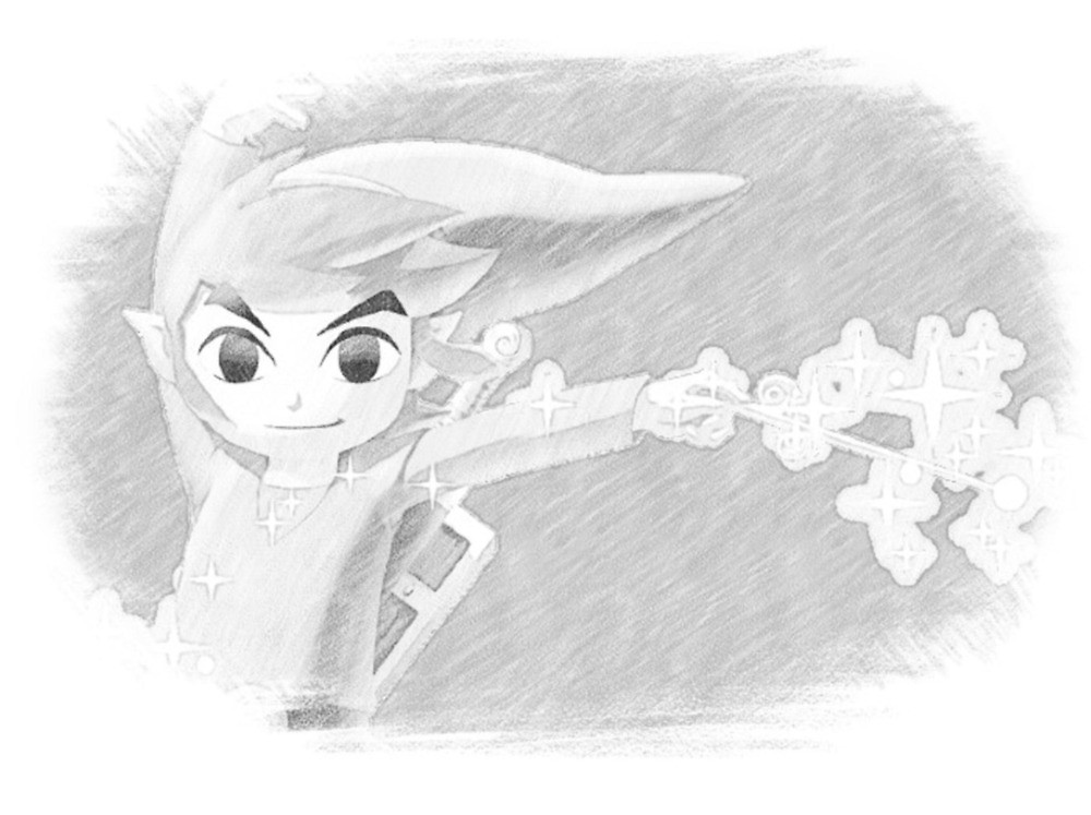 1000x747 The Legend Of Zelda - Legend Of Zelda Link Sketch