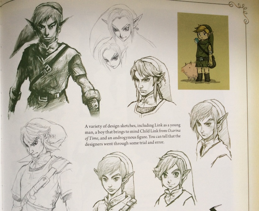 833x678 Nintendo Considered Making Link 25 30 Years Old In Zelda Twilight - Legend Of Zelda Sketches