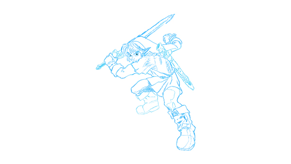 600x338 The Legend Of Zelda Artwork Amp Drawings On Pantone Canvas Gallery - Legend Of Zelda Sketches