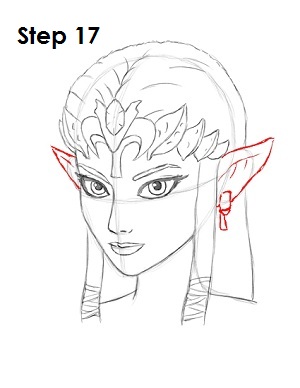300x388 How To Draw Zelda - Legend Of Zelda Sketches
