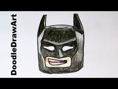 480x360 Drawing How To Draw Lego Batman Step By Step - Lego Batman Sketch