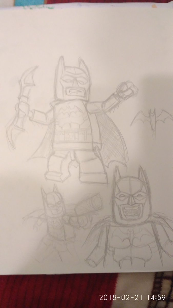 675x1200 Yen San (Jaime Molina) On Twitter Drawing - Lego Batman Sketch