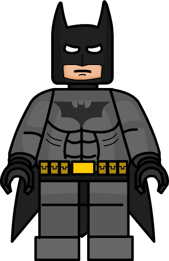 337x522 Collection Of Free Batmen Clipart Easy. Download On Ubisafe - Lego Batman Sketch