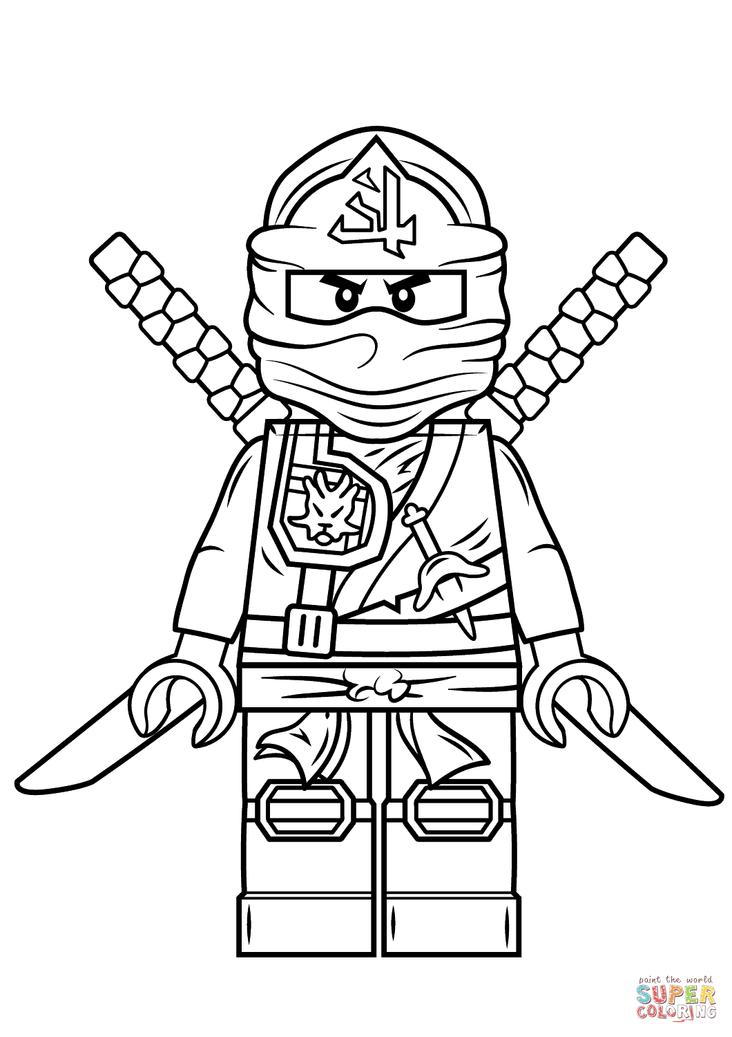1060x1500 Lego Ninjago Green Ninja Super Coloring Kids Stuff - Lego Ninjago Sketch