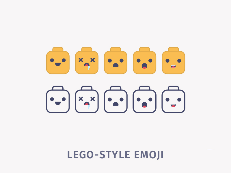 800x600 Lego Style Emoji Sketch Freebie - Lego Sketch