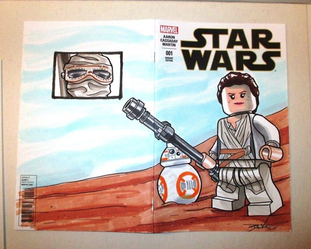 1024x818 Original Art Sketch - Lego Star Wars Sketch