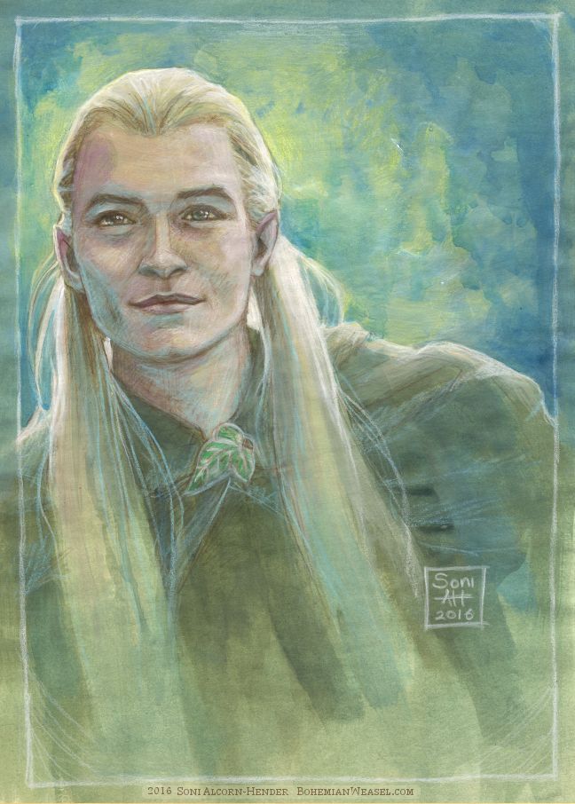 648x906 Legolas Sketch, Animated Wip By Bohemianweasel Arda - Legolas Sketch