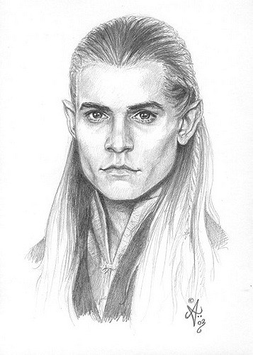 Legolas Sketch at PaintingValley.com | Explore collection of Legolas Sketch