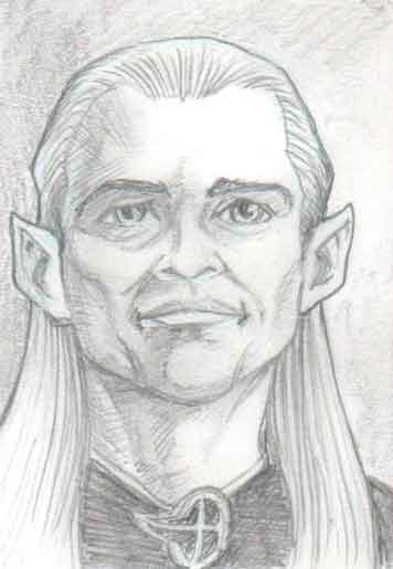 356x515 Original Art Legolas Sketch Card Etsy - Legolas Sketch