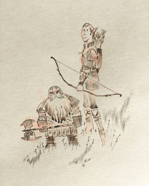 500x622 Legolas Sketch Tumblr - Legolas Sketch