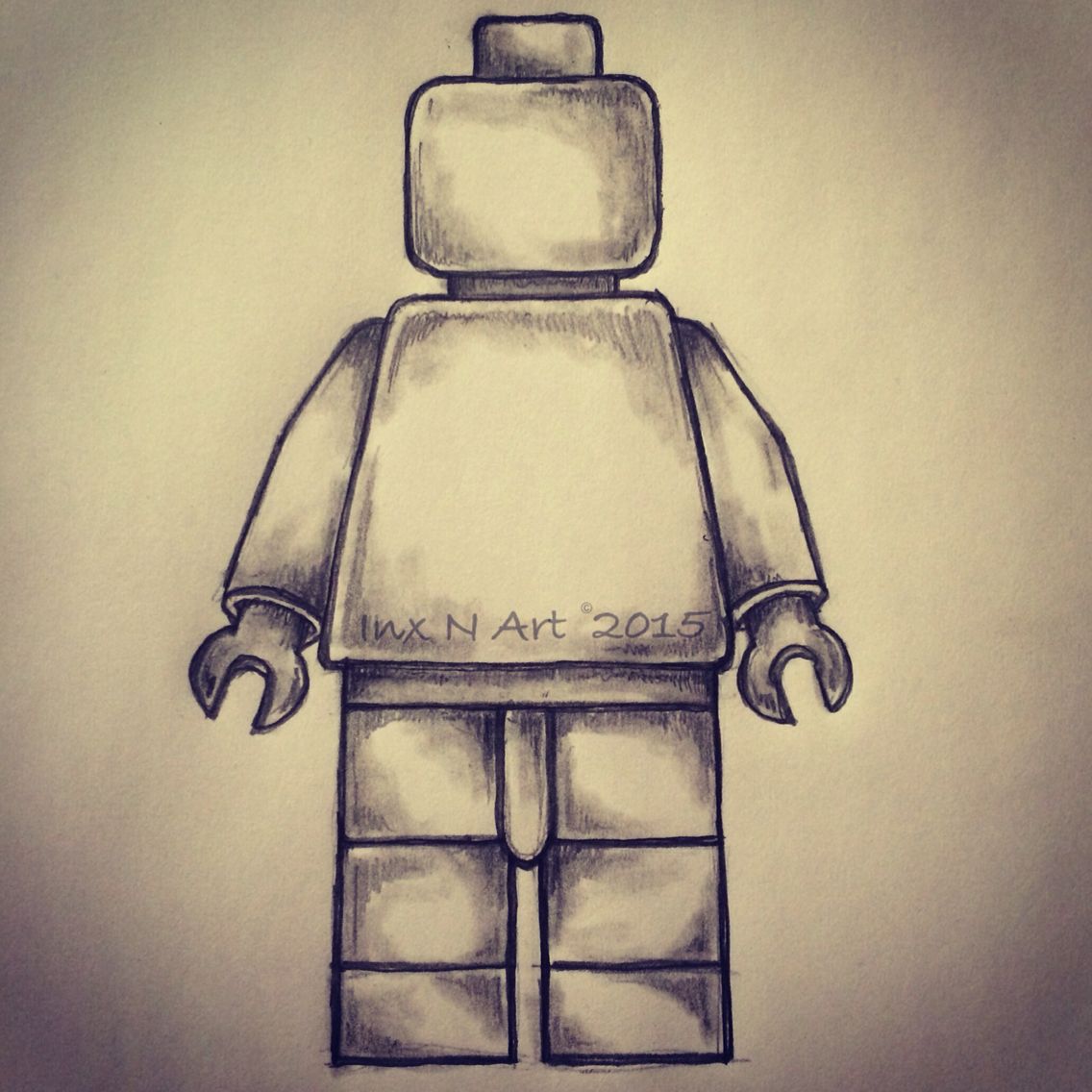 1136x1136 Lego Man Tattoo Sketch By - Legoman Sketches