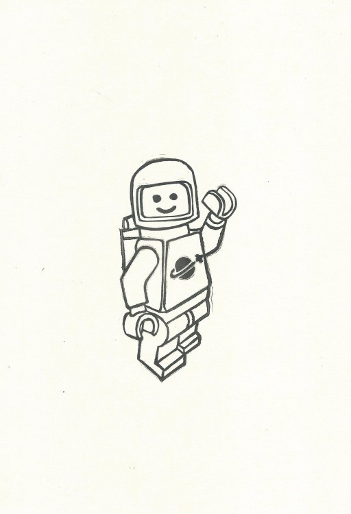 512x750 Liz Tinnion Lego Man - Legoman Sketches