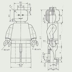 236x236 Resultado De Imagen De Lego Man Blueprint Cool Props And Images - Legoman Sketches