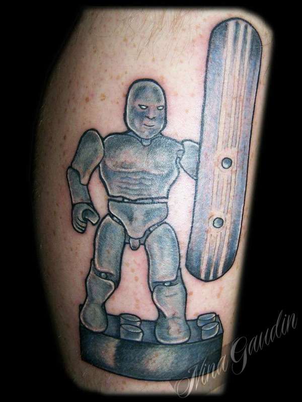 600x798 Tattoo Silver Surfer Lego Man Tattoo - Legoman Sketches