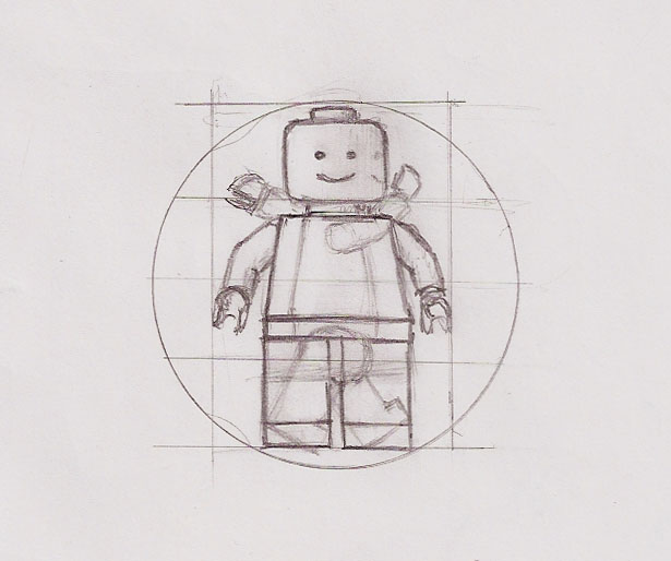 615x514 273 Vitruvian Lego Man Sketch 365 By Scott Hulme - Legoman Sketches
