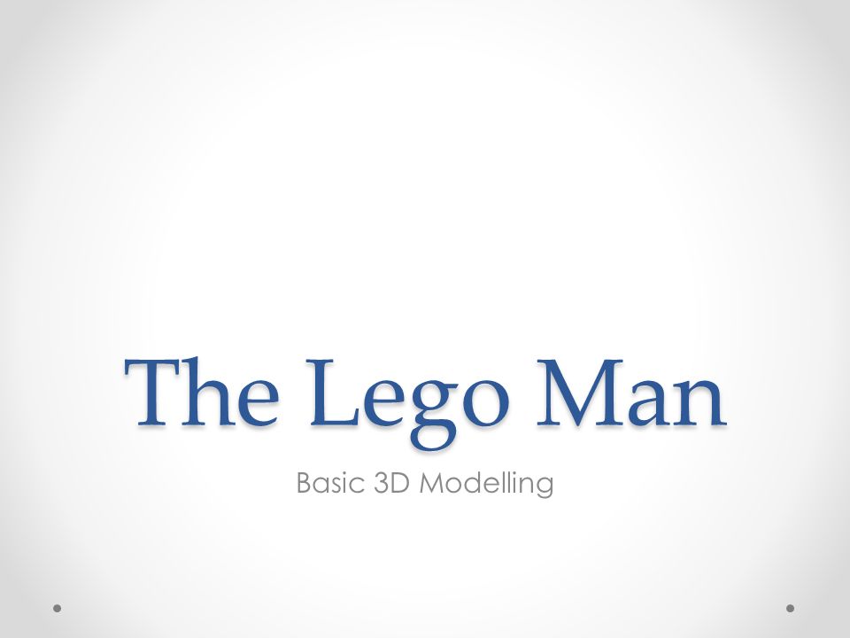 960x720 The Lego Man Basic 3d Modelling. The Head Use The Revolve Tool To - Legoman Sketches