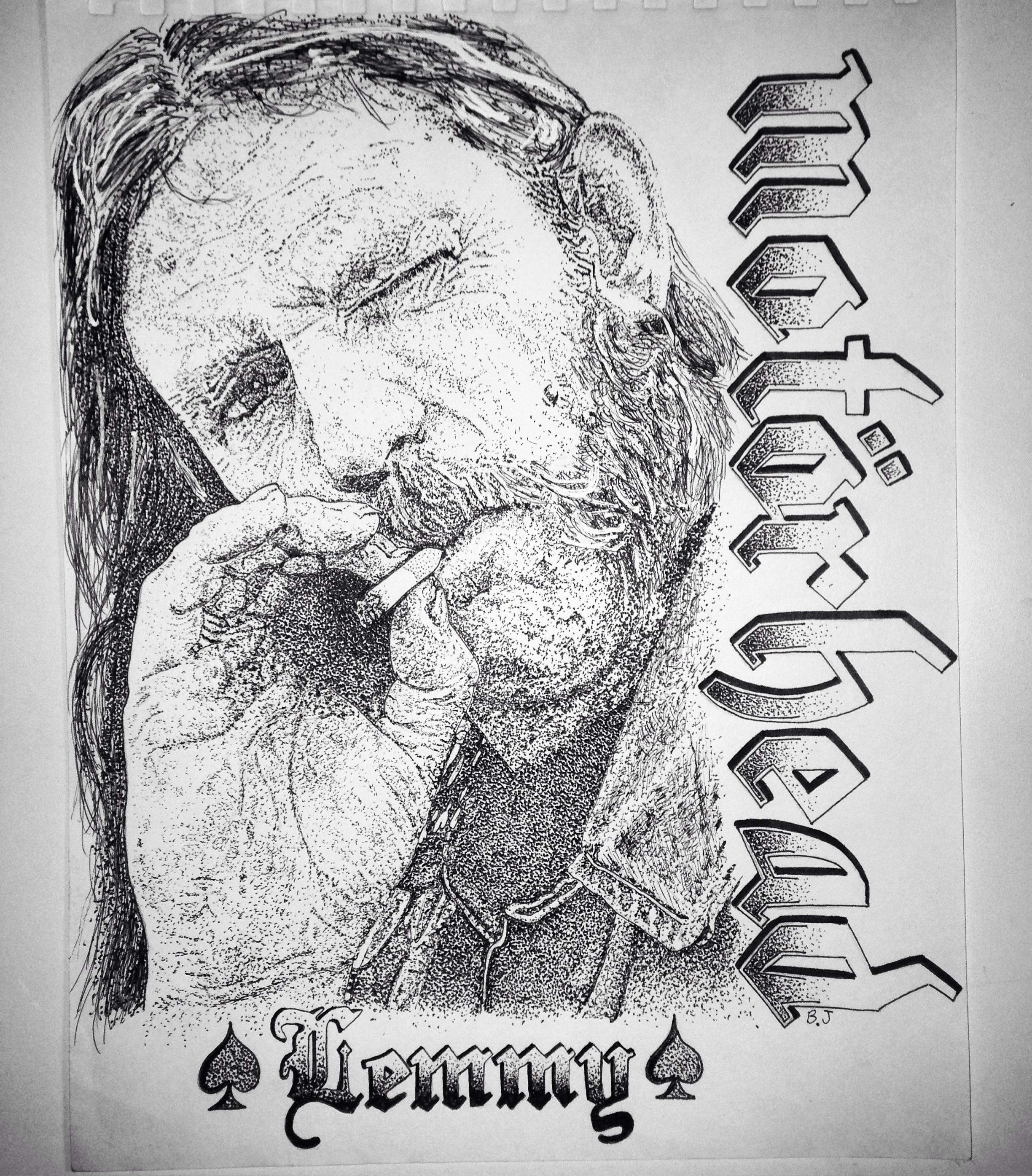 Lemmy Sketch At Paintingvalley Com Explore Collection Of Lemmy Sketch