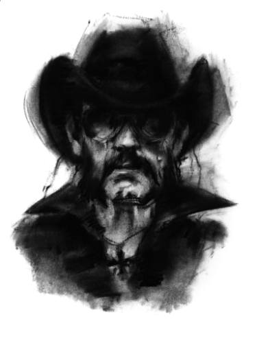 375x500 Lemmy Kilmister Drawing By Heiko Mattausch Saatchi Art - Lemmy Sketch