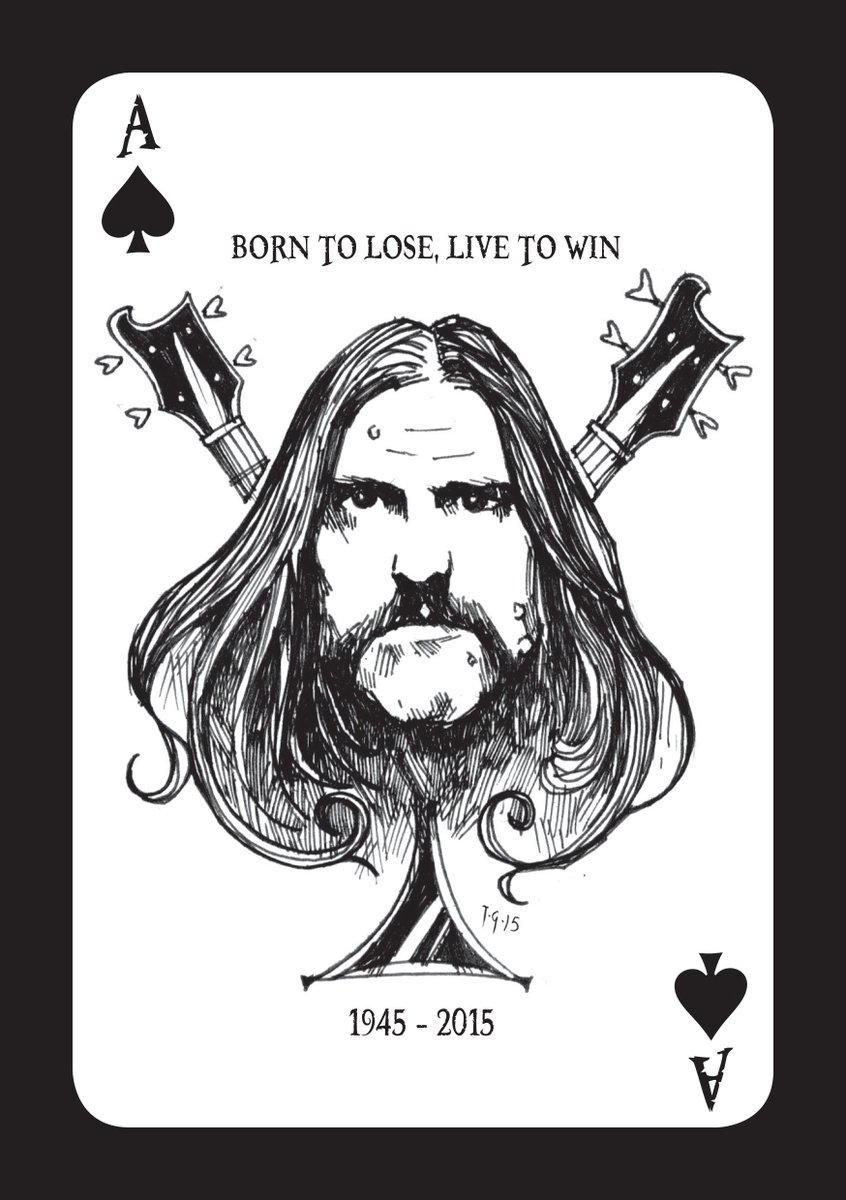 846x1200 Anthony Greentree On Twitter My Ink - Lemmy Sketch