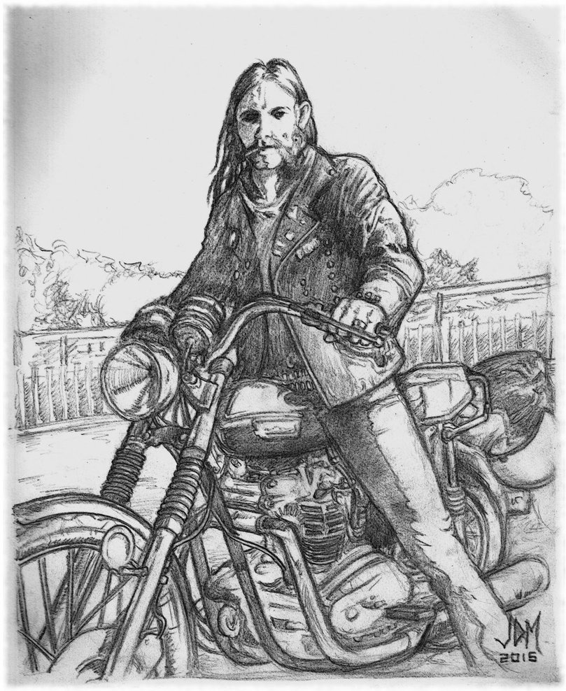 809x988 Lemmy Sketch By Jdmacleod - Lemmy Sketch