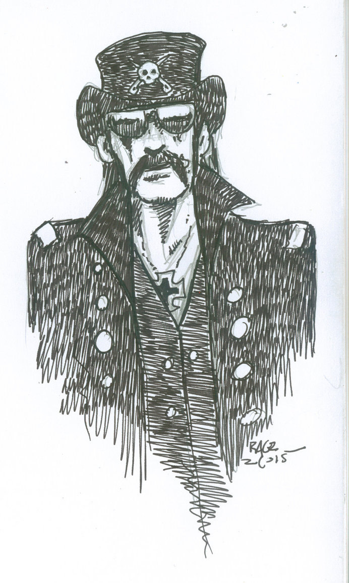 692x1155 Lemmy Sketch By Ragzdandelion - Lemmy Sketch