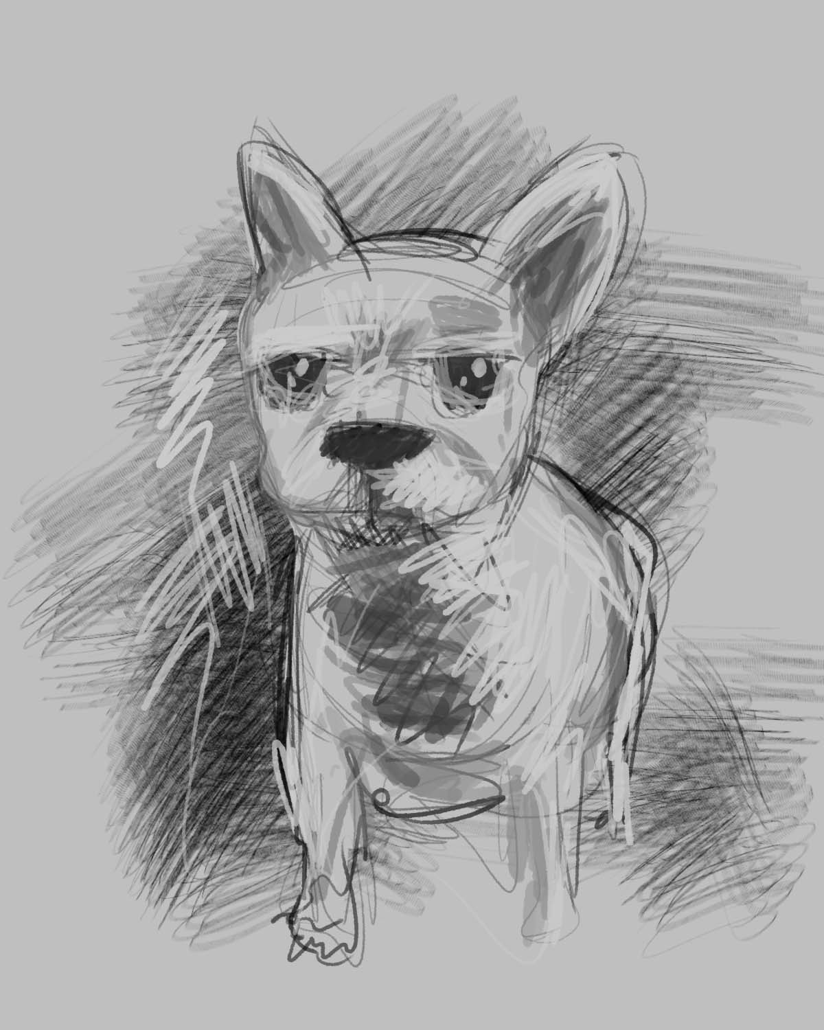 1200x1500 Lemmy Sketch Study Ced 014 Day 66 The Digital Art Ranch - Lemmy Sketch