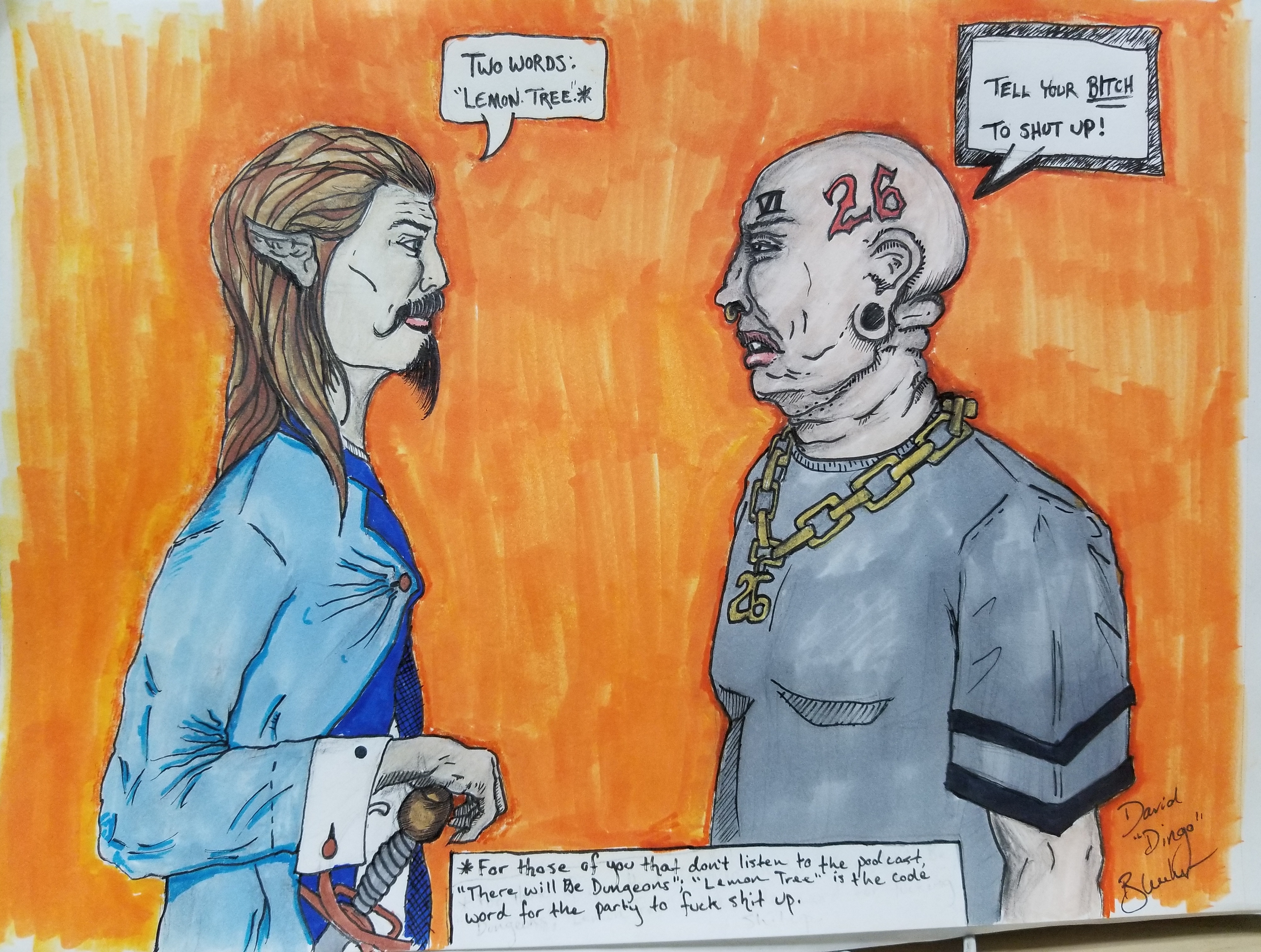 4005x3024 Lemon Tree (Now With Color) - Lemon Tree Sketch