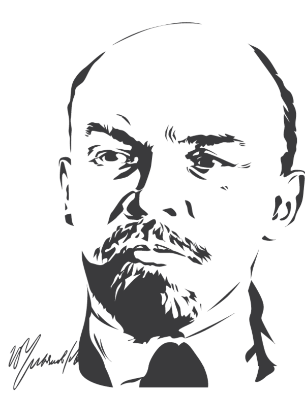 600x776 Pin By Hasto Suprayogo On World Leader Illustration - Lenin Sketch
