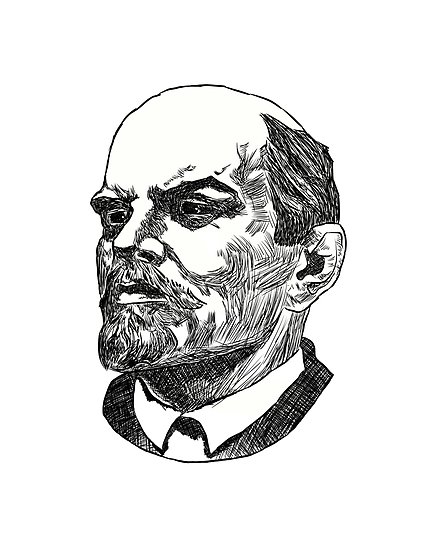 424x550 Vladimir Lenin Sketch Posters By Polosophy Redbubble - Lenin Sketch