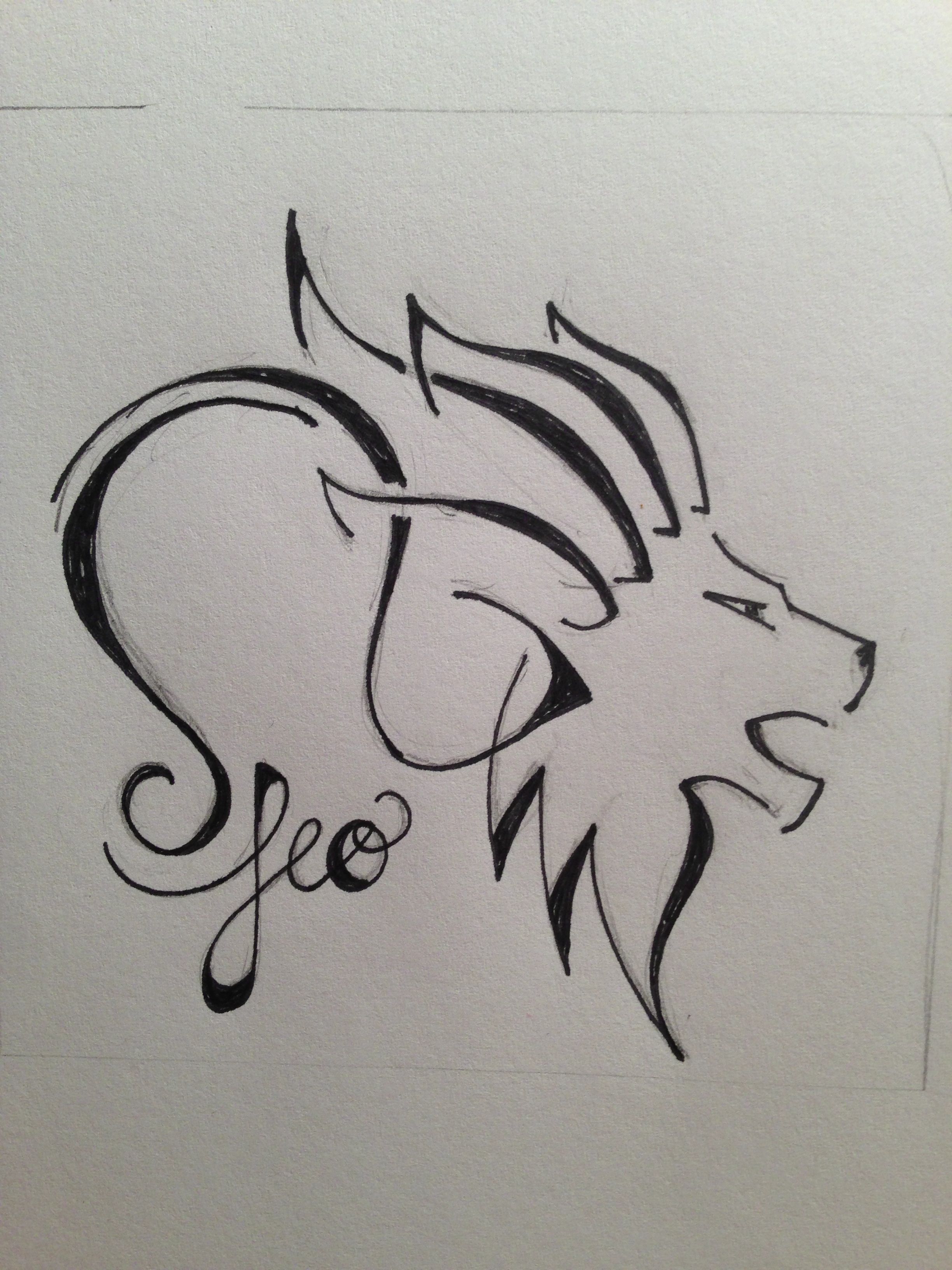 2448x3264 Leo For Zodiac Tattoo Custom Tattoo Designs. This Is Amazing - Leo Sketch