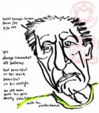200x228 Leonard Cohen Art Richard Goodall Gallery Contemporary Art - Leonard Cohen Sketches
