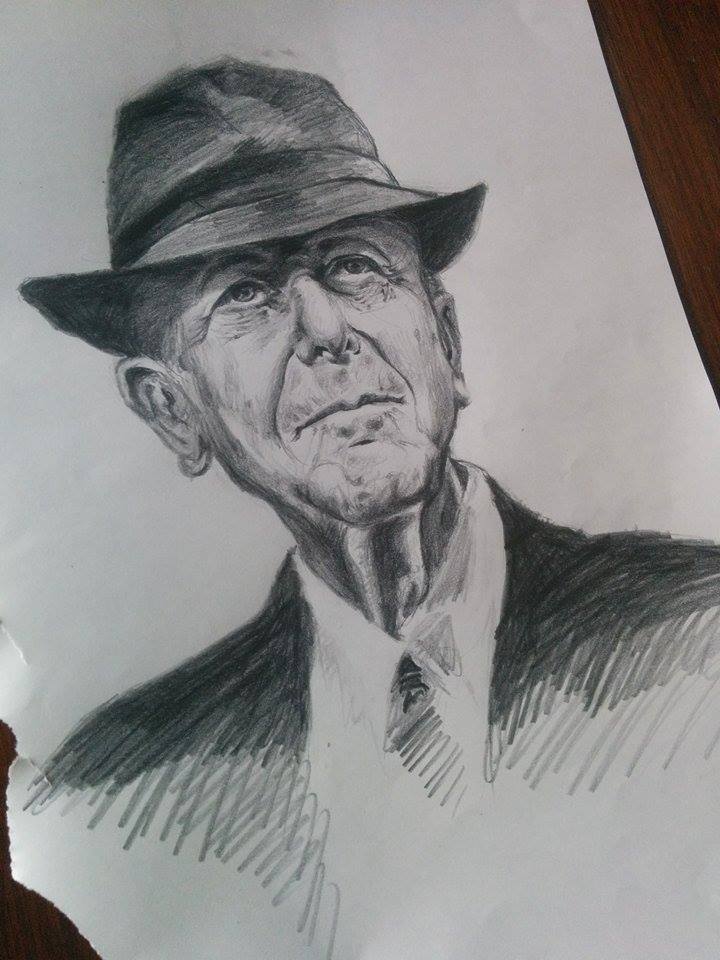720x960 Leonard Cohen Sketch By Pigtrotter - Leonard Cohen Sketches