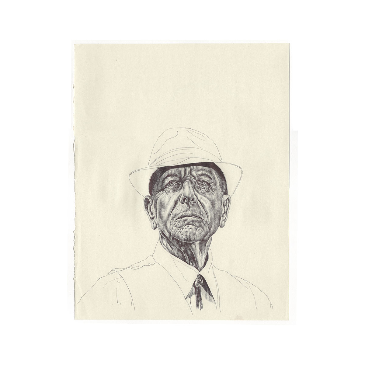 1200x1200 Leonard Cohen Sketch Mark Powell - Leonard Cohen Sketches