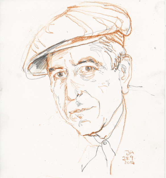 584x624 Leonard Cohen 4 Oceantics - Leonard Cohen Sketches