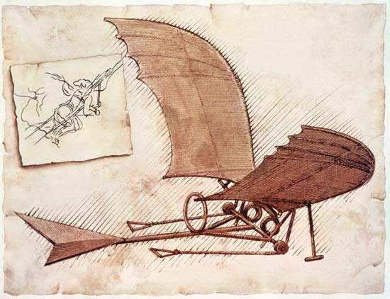550x422 Leonardo Da Vinci - Leonardo Da Vinci Sketches