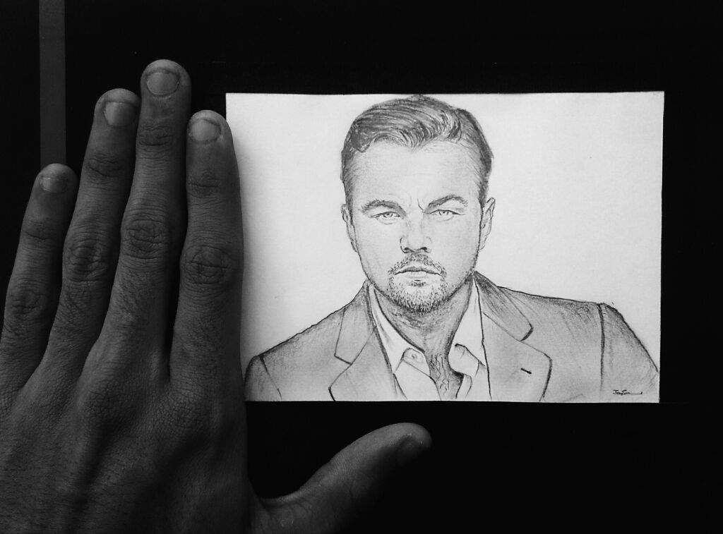 1024x757 Leonardo Dicaprio Sketch Art Amino - Leonardo Dicaprio Sketch